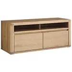 Voleo NÍZKÁ KOMODA, dub, barva starého dubu, 134,4/56,8/50 cm