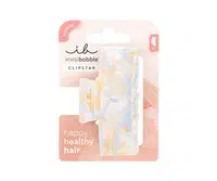 Skřipec do vlasů Invisibobble Clipstar M Stylesnap - béžovomodrý s mramorovým efektem + dárek zdarma