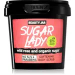 Beauty Jar Sugar Lady tělový peeling s vůní malin 180 g