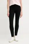 Džíny Calvin Klein Jeans dámské, černá barva, LV047C777G