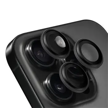 OBAL:ME ochrana čoček pro Apple iPhone 15 Pro/15 Pro Max, black titanium