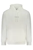 Bílá mikina Calvin Klein bez zipu