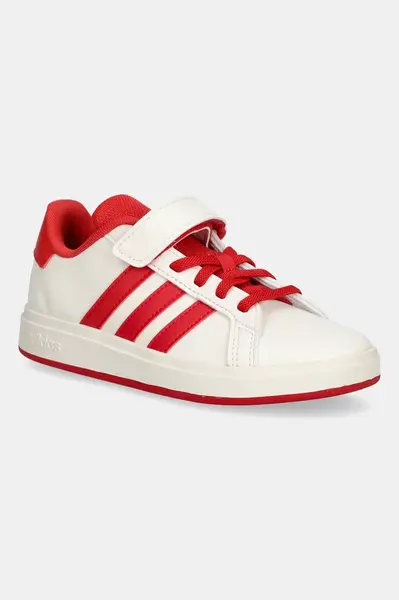 Dětské tenisky adidas GRAND COURT 2.0 béžová barva, JQ8003