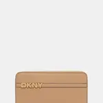 Kožená peněženka Dkny dámská, zelená barva, R521KM28