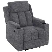 MID.YOU TELEVIZNÍ KŘESLO, textil, šedá