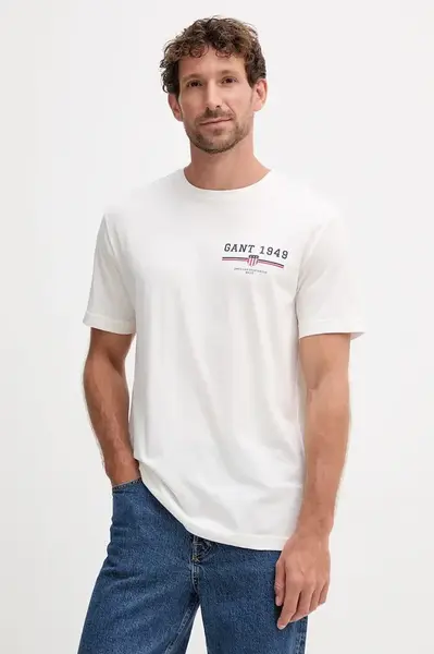 Bavlněné tričko Gant