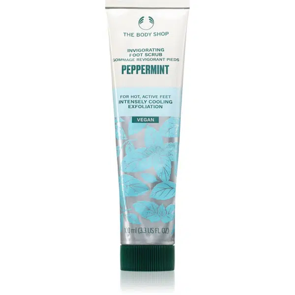 The Body Shop Peppermint Foot Scrub peeling s mátou peprnou 100 ml