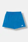 Dětské plavkové šortky adidas Performance modrá barva, JX5044