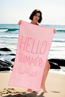 29054 Dewberry Beach Towel 70x140-PINK