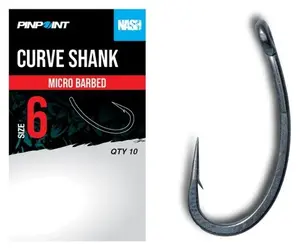 Nash háčky curve shank micro barbed 10 ks - velikost 4