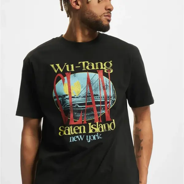 Černé tričko Wu Tang Staten Island