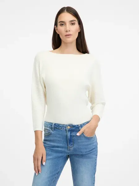 Krémový dámský svetr ORSAY - Dámské
