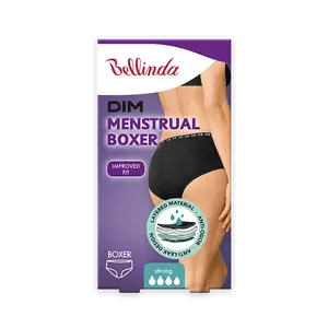 Dámské kalhotky DIM menstruační černé