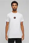 White T-shirt Rose Patch