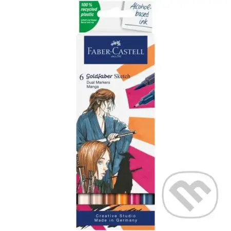 Popisovače Gofa Sketch Dual set 6 Manga