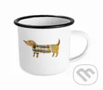 Smaltovaný hrnček Pán Klobáska