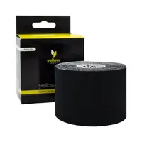 Kineziologická tejpovacia páska yellowTAPE 5 cm x 5 m čierna