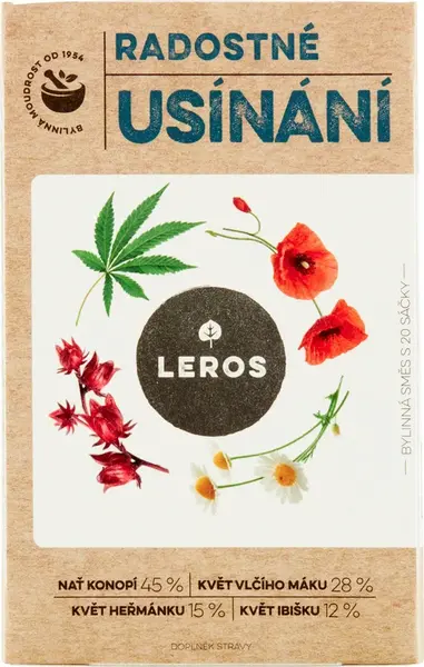 LEROS RADOSTNÉ ZASPÁVANIE Konope & Vlčí mak