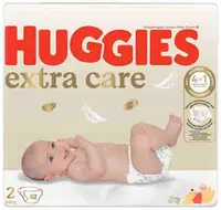 HUGGIES plienky Extra Care 2 82 ks