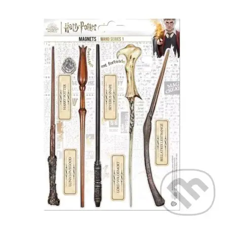 Sada magnetiek Harry Potter - Kúzelnícke paličky 1 (10 ks)
