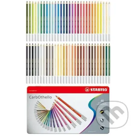 Pastely STABILO CarbOthello (sada 48 ks v kovovom puzdre)