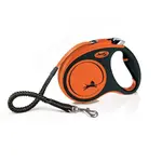 flexi Xtreme M popruh 5m, oranžová do 35kg s pružným Soft-Stop pásikom