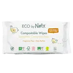 ECO BY NATY Sensitive 56 ks, bez vône - vlhčené obrúsky