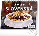 NOTIQUE Stolový kalendár Slovenská kuchyňa 2026 (riadkový)