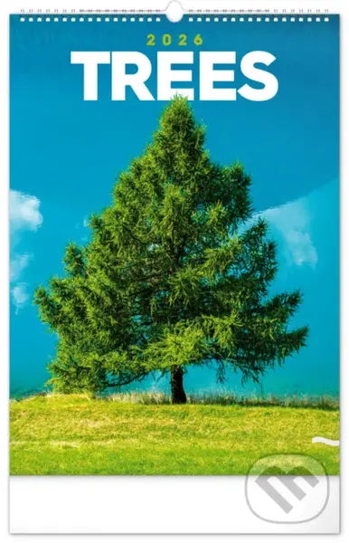 NOTIQUE Nástenný kalendár Trees - Stromy 2026