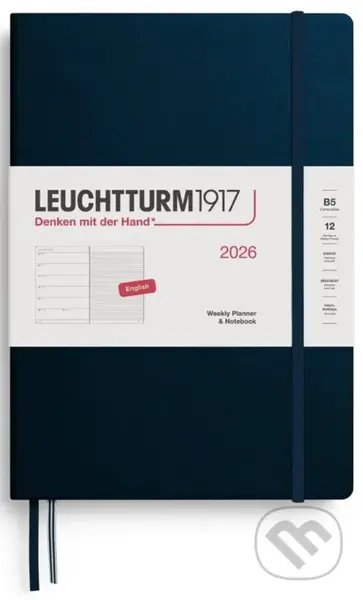 Weekly Planner & Notebook 2026 Composition (B5) Deep Sea