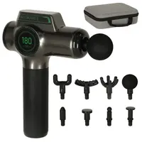 Masážna Pištoľ Na Telo A Chrbát 8V1 S Led Displejom