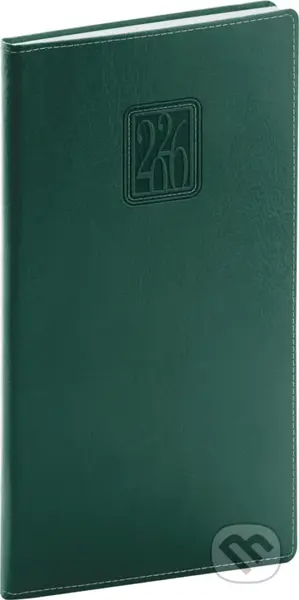 NOTIQUE Vreckový diár Panama 2026 (zelený) (horizontálny)