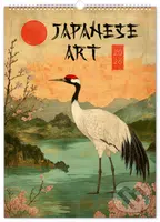 NOTIQUE Nástenný kalendár Vintage plagáty – Japanese art 2026