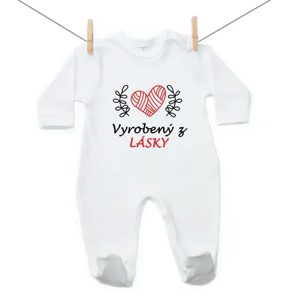 Boodyy Overal Vyrobený z lásky 104 (3-4 roky)
