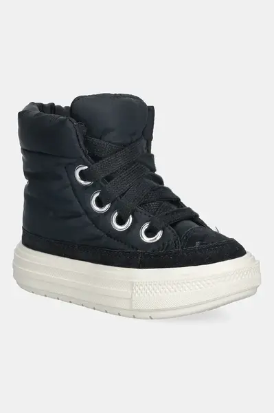 Dětské zimní boty Converse CHUCK TAYLOR ALL STAR ELEMENTS BOOT černá barva, A14173C