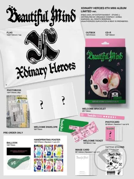 Xdinary Heroes:  Beautiful Mind / Limited edition - Xdinary Heroes