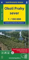 Okolí Prahy Sever 1:100 000 (Turistická mapa 8)