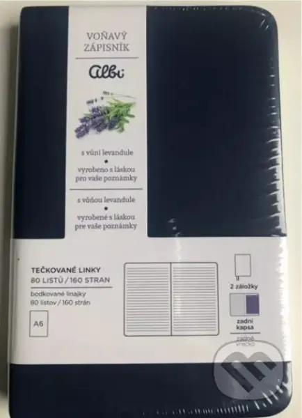 Voňavý blok A6 - Modrý (s vôňou levandule)