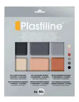 Modelovací plastelína základní testovací sada 6x80g