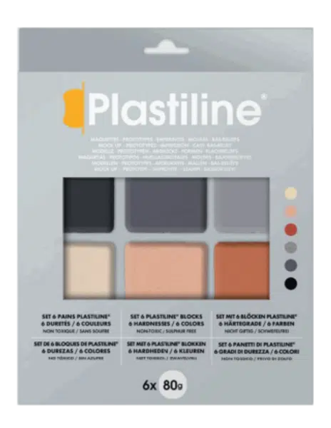 Modelovací plastelína základní testovací sada 6x80g