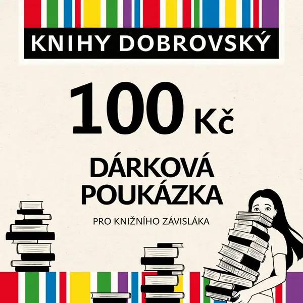 Elektronická dárková poukázka pro knižního závisláka 100 Kč