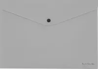 Psaníčko s drukem A4 PASTELINI šedá