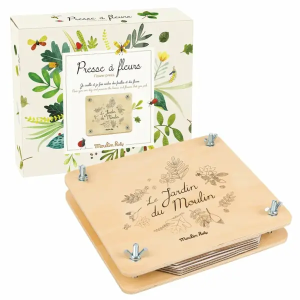 Dřevěný lis na květiny MOULIN ROTY (EN)