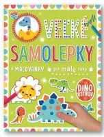 Velké samolepky a omalovánky pre malé ruky Dino ostrov