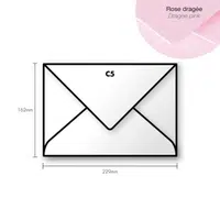 Papírová obálka Pollen C5 162x229mm – Dragee pink