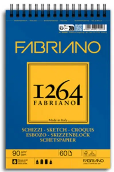 Skicák Fabriano Schizzi 1264 90g A4