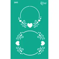 Šablona opakovatelně samolepicí 13x20cm – 906