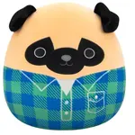 Squishmallows Mops ve flanelové košili Prince