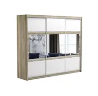 Šatní skříň Salwador Barva korpusu: Dub - canyon, Rozměry: 250 cm, Dveře: Bílé