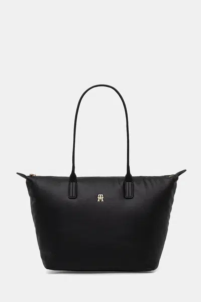 Kabelka Tommy Hilfiger černá barva, AW0AW17705